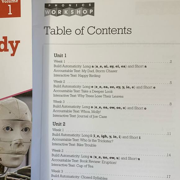 Homeschool Benchmark Education Phonics My Word Study Workshop Grade 4 Vol 1&2 - Picture 7 of 13